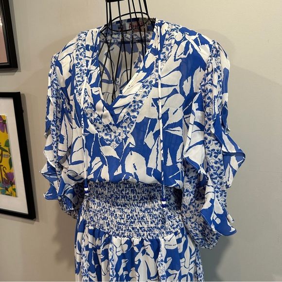 Vintage Assorti Floral Ruffle Dress by Susan Freis - Picture 10 of 12